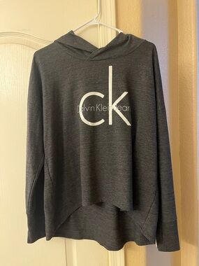 Calvin Klein Jeans Dark Gray CK Monogram Hoodie